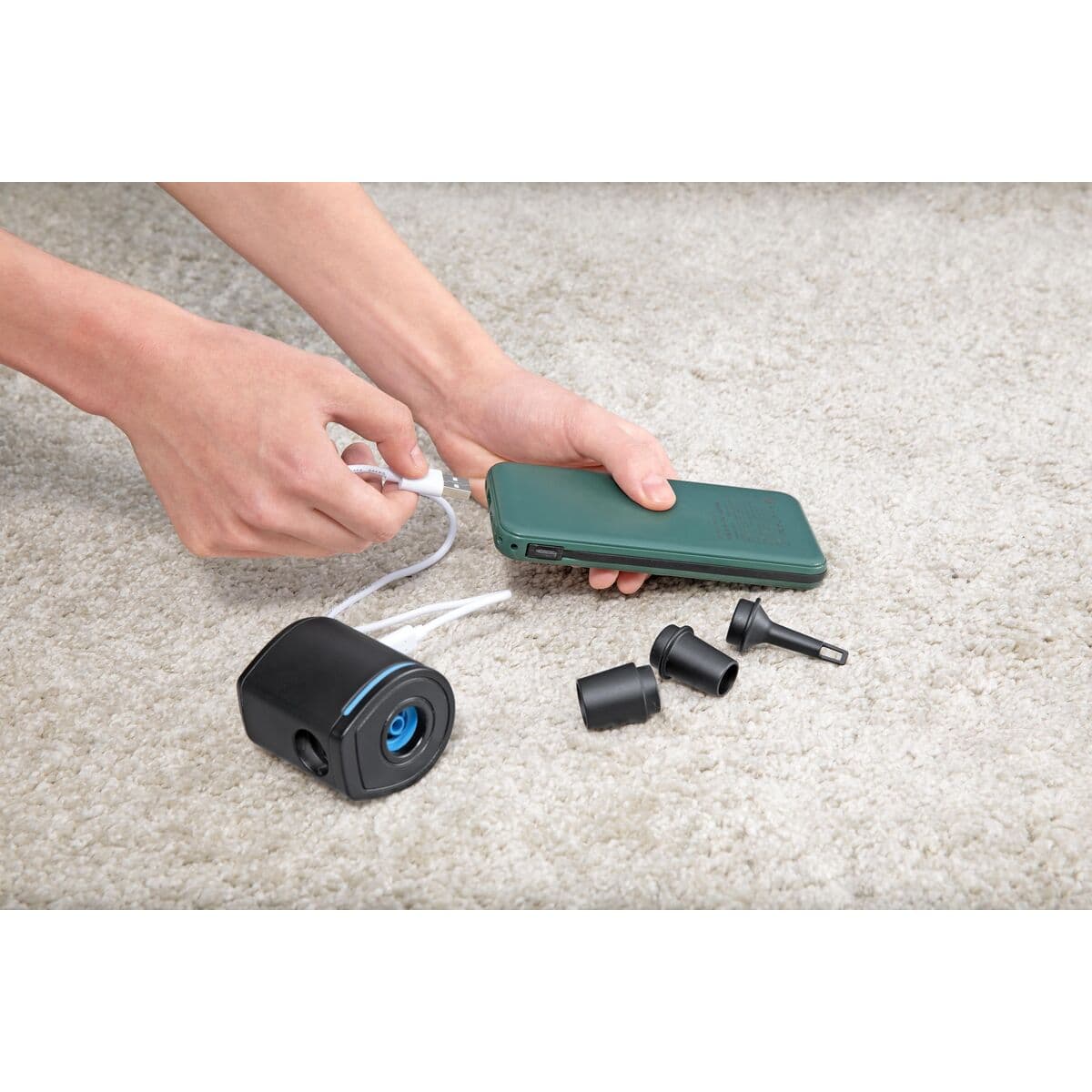 Bestway Elektro-Luftpumpe 57x5x65 cm 90 L/min Aufblasbar Camping 62289 - Image 4