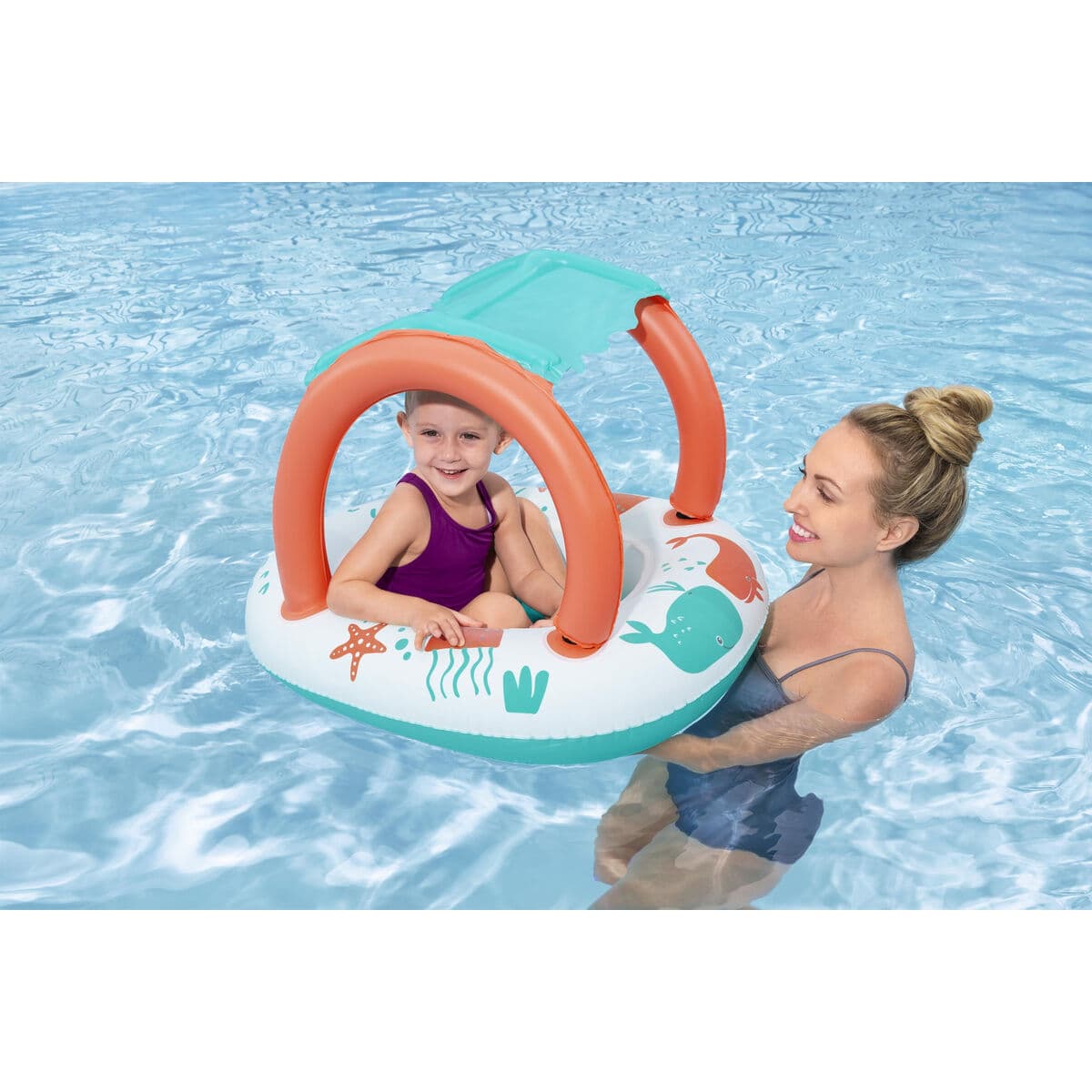 Bestway Barca Hinchable Infantil Confort 84x67 cm +3 Años Playa y Piscina 34203 - Image 4