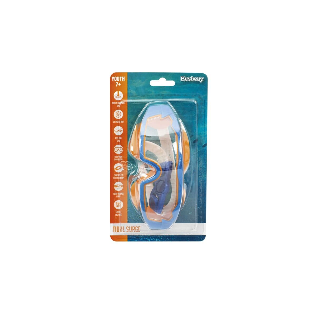 Bestway Junior Tauchmaske Silikon Anti-Beschlag Farbe Gemischt +7 Jahre Strand/Pools 21179 - Image 5