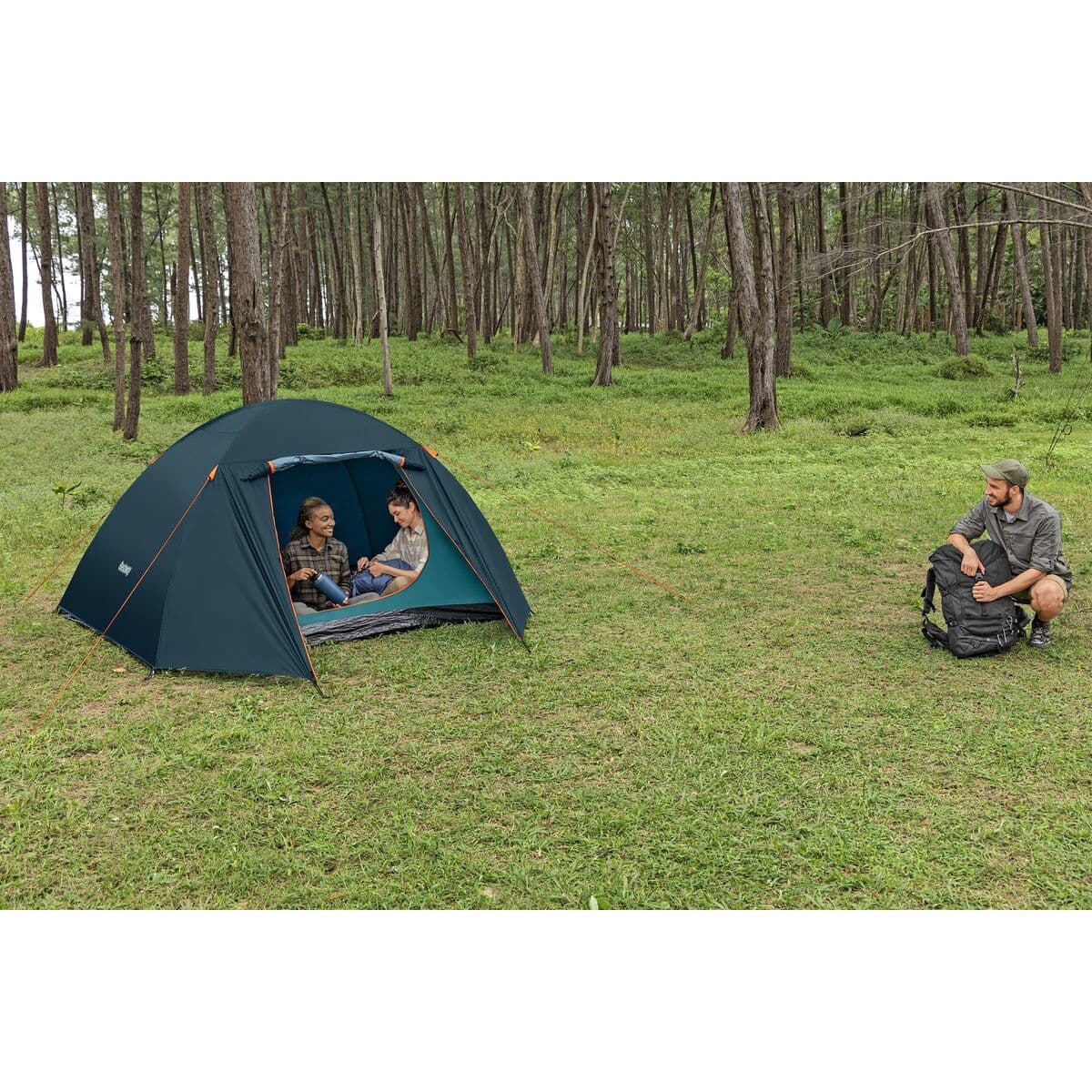 Bestway Namiot Poliester Włókno Szklane 70/210x240x140 cm Camping 68141 - Image 4