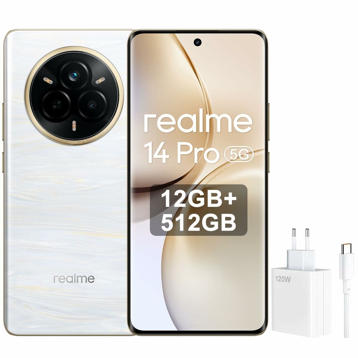 Smartphone Realme 14 Pro 5G 6,77" Octa Core 12 GB RAM 512 GB Blanco - Image 11