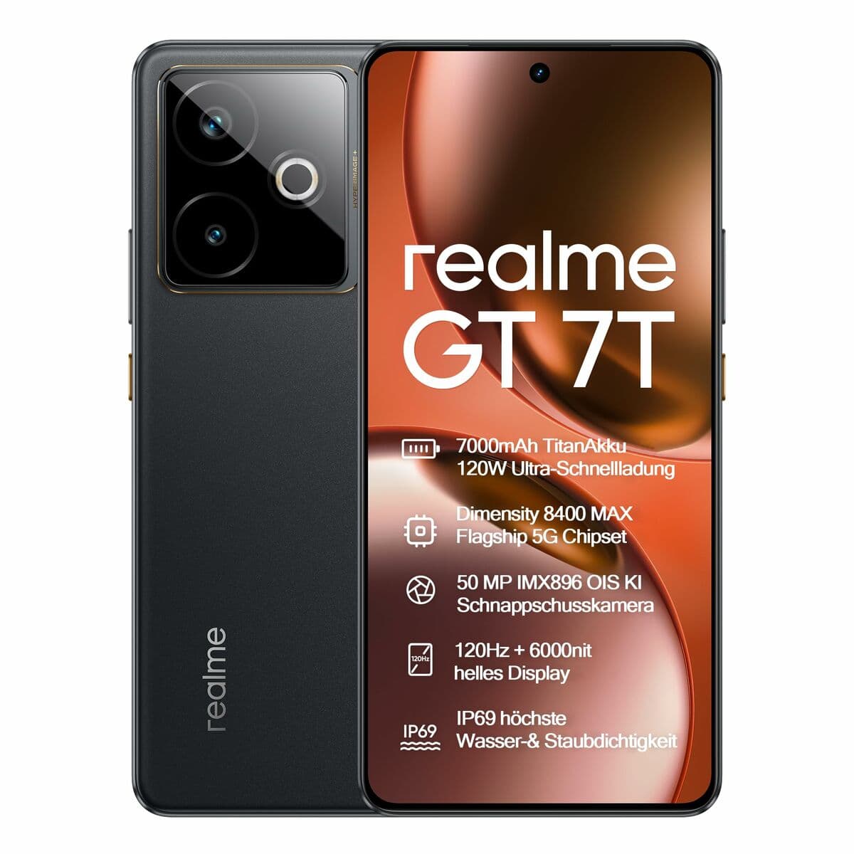 Smartphone Realme GT 7T 6,8" Octa Core 12 GB RAM 512 GB Negru - Image 17