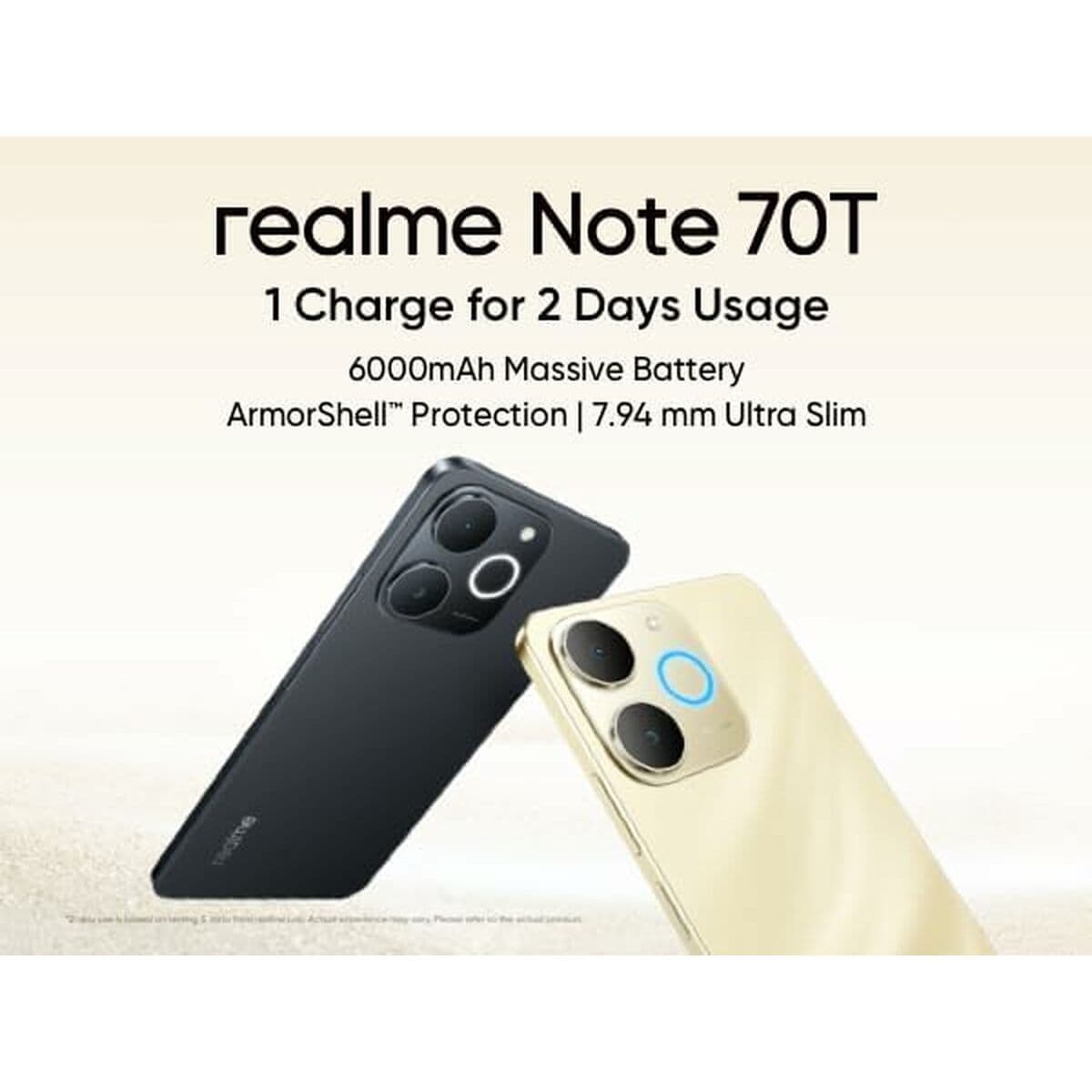 Smartphone Realme Note 70T 6,74" Octa Core 4 GB RAM 64 GB Oro - Image 10