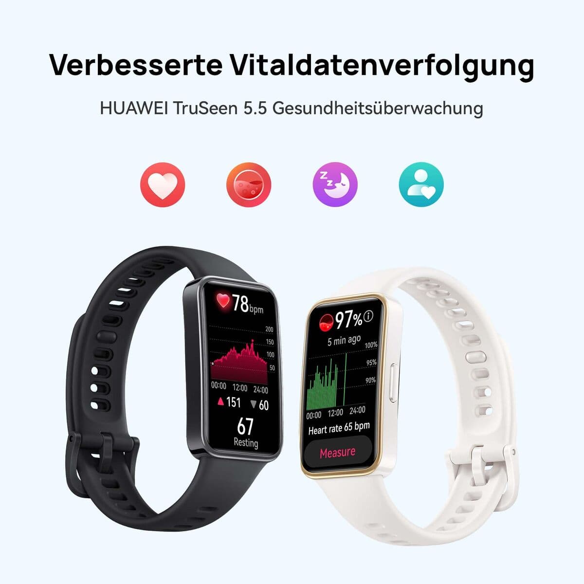 Activity-Armband Huawei Band 9 Schwarz 1,47" 180 mAh (Restauriert A) - Image 12
