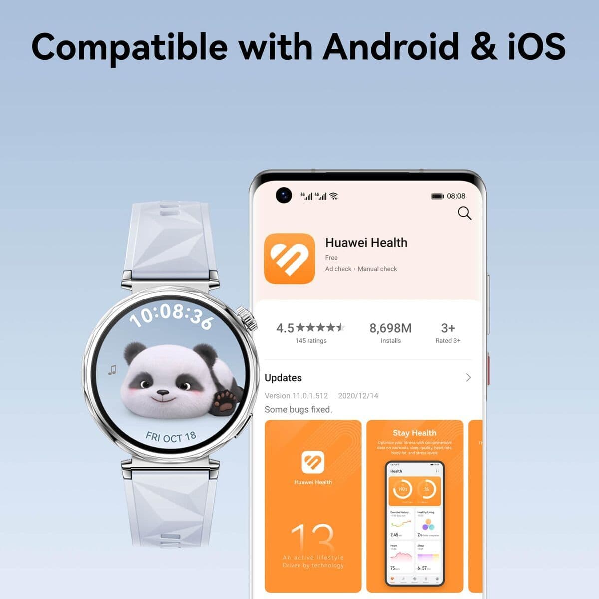 Men's Watch Huawei Watch GT 5 Black 1,43" 46 mm - Image 25