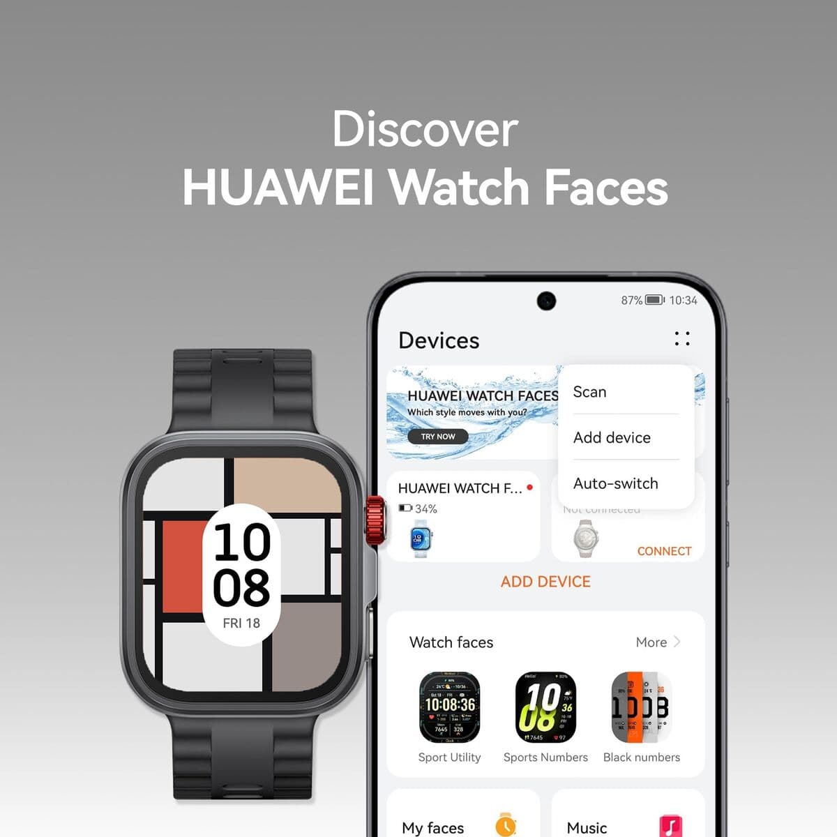 Smartwatch Huawei FIT 4 PRO Verde 1,82" 40 mm - Image 21