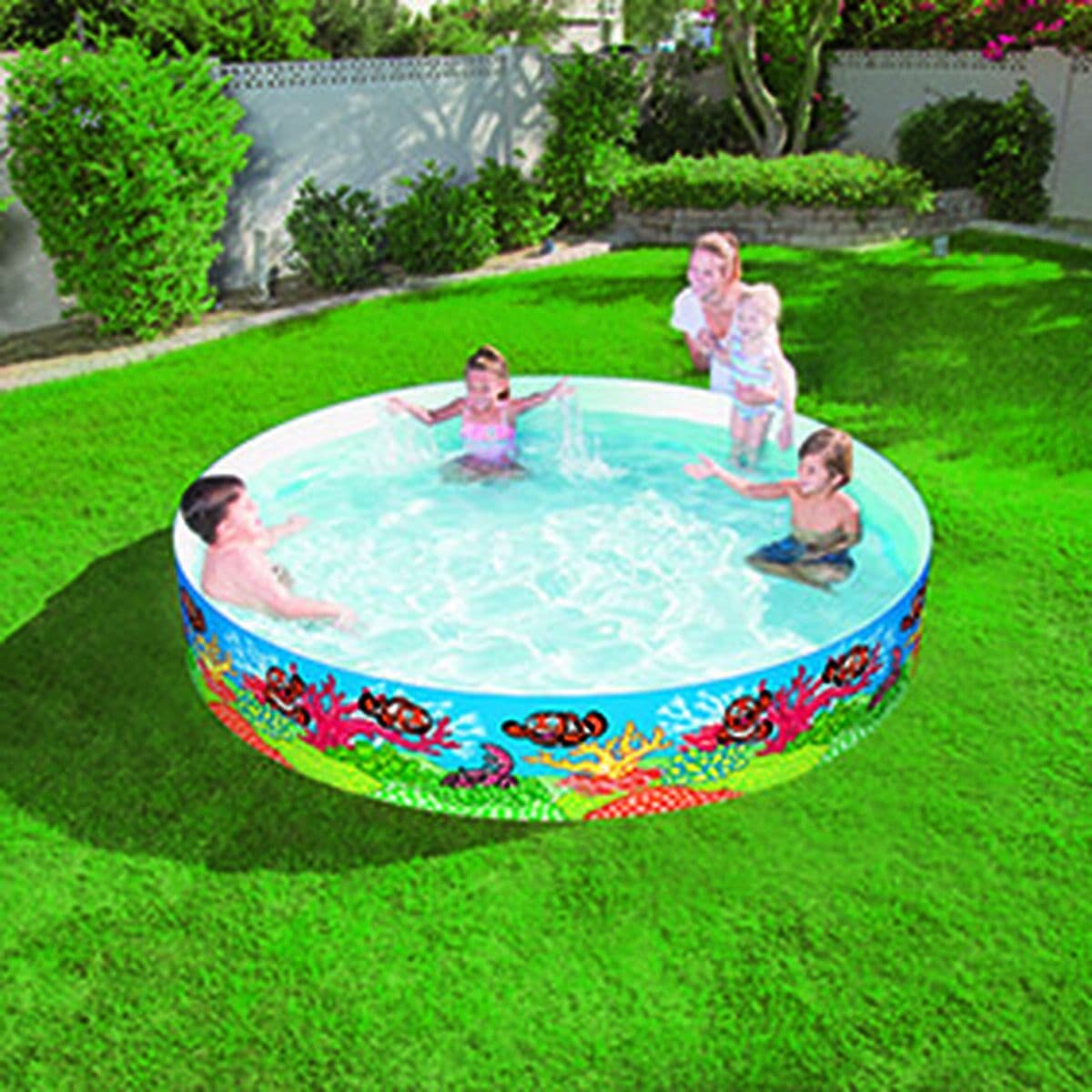 Bestway Piscina Rigida Infantil PVC Marina 244x46 cm +3 Años Jardin 55031 - Image 6