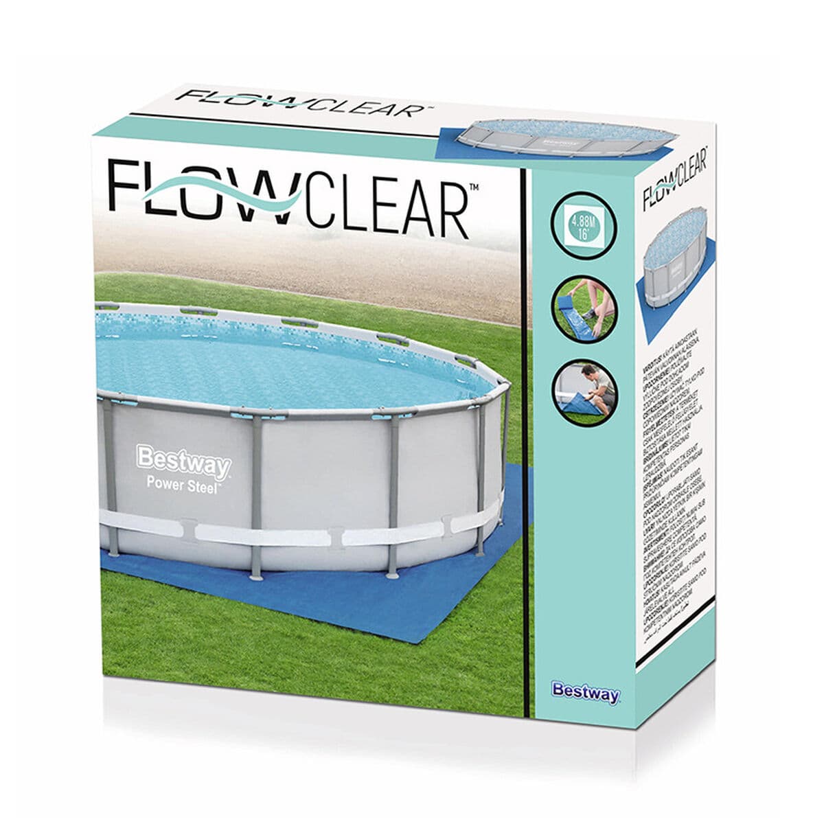 Bestway Suelo Piscina Protector 488x488 cm Jardin 58003 - Image 2