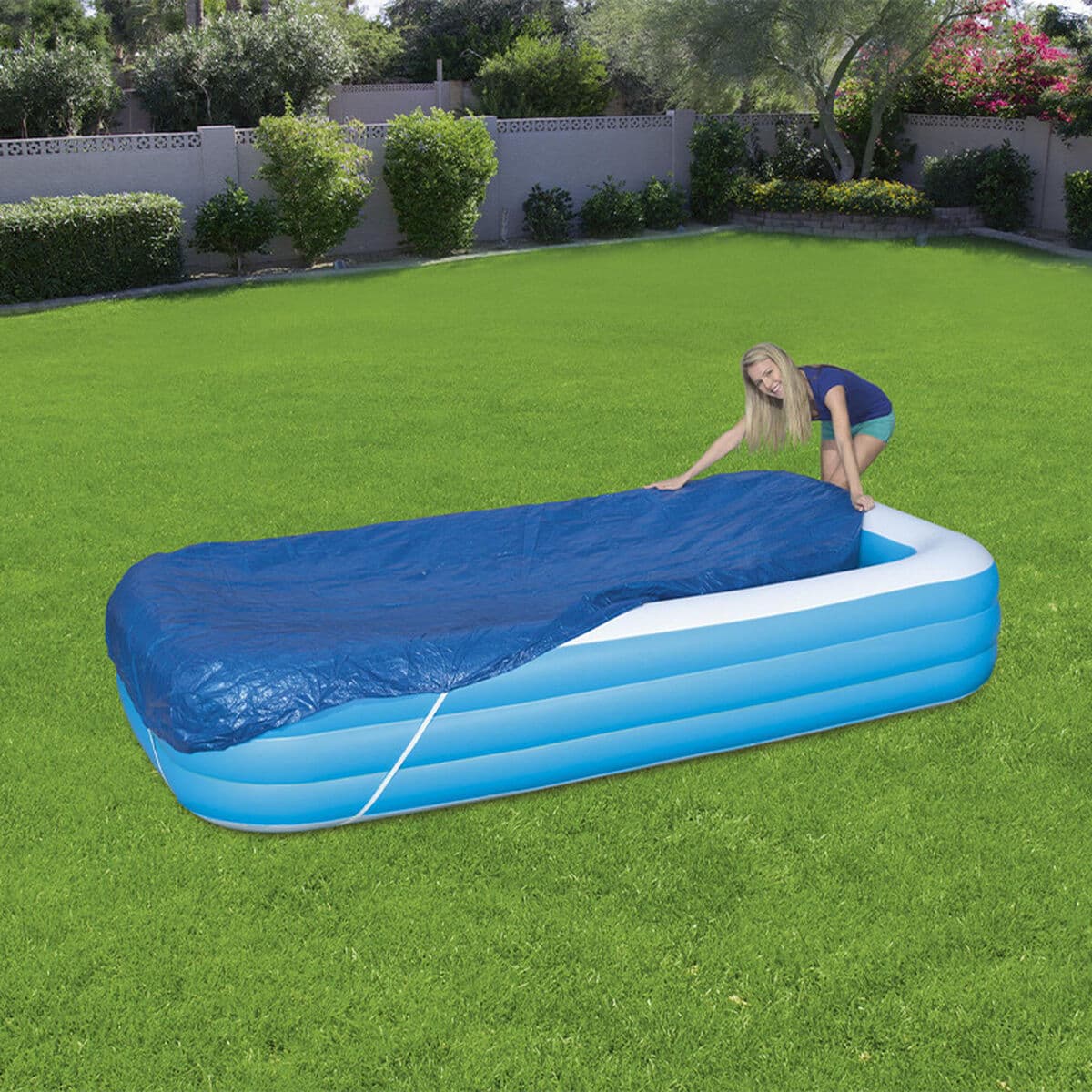 Bestway Cubierta Piscina Hinchable 340x230 cm Jardin 58108 - Image 5