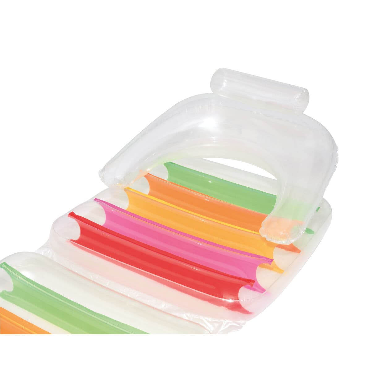 Bestway Hopfällbar Uppblåsbar Stol Regnbåge 201x89 cm Strand och Pool 43023 - Image 6