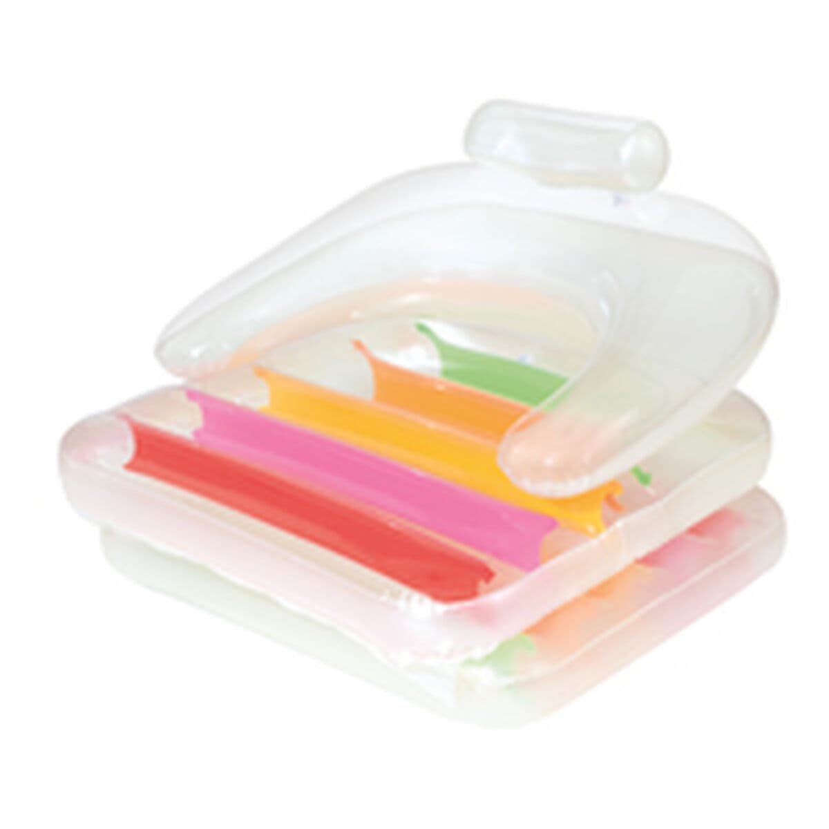 Bestway Hopfällbar Uppblåsbar Stol Regnbåge 201x89 cm Strand och Pool 43023 - Image 7