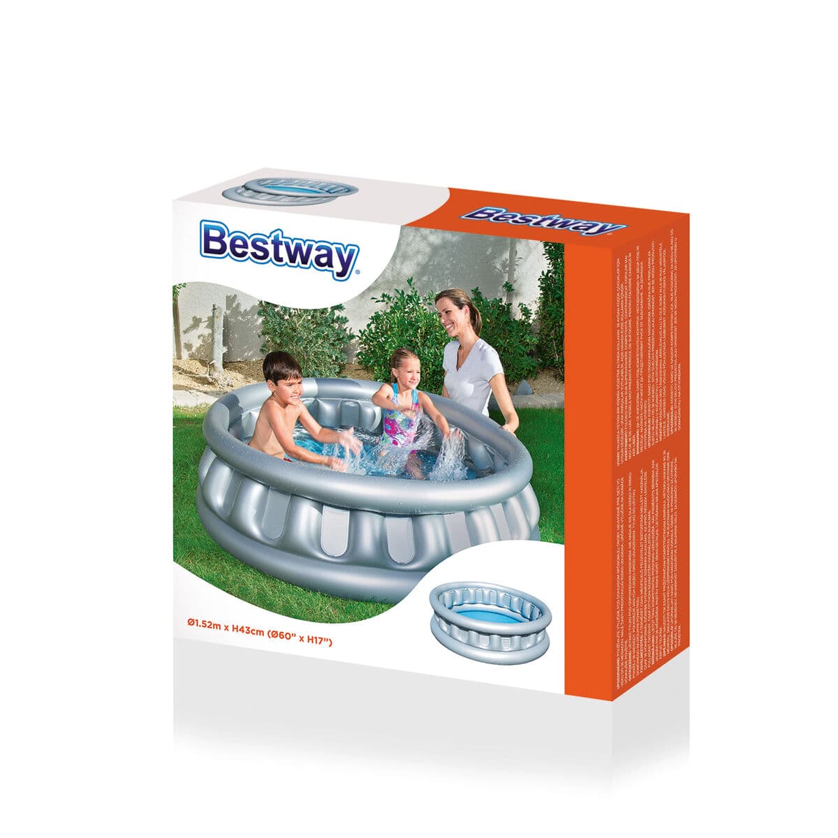 Bestway Aufblasbares Kinderbecken 3 Kammern Raumschiff 152x43 cm +3 Jahre Garten 51080 - Image 5