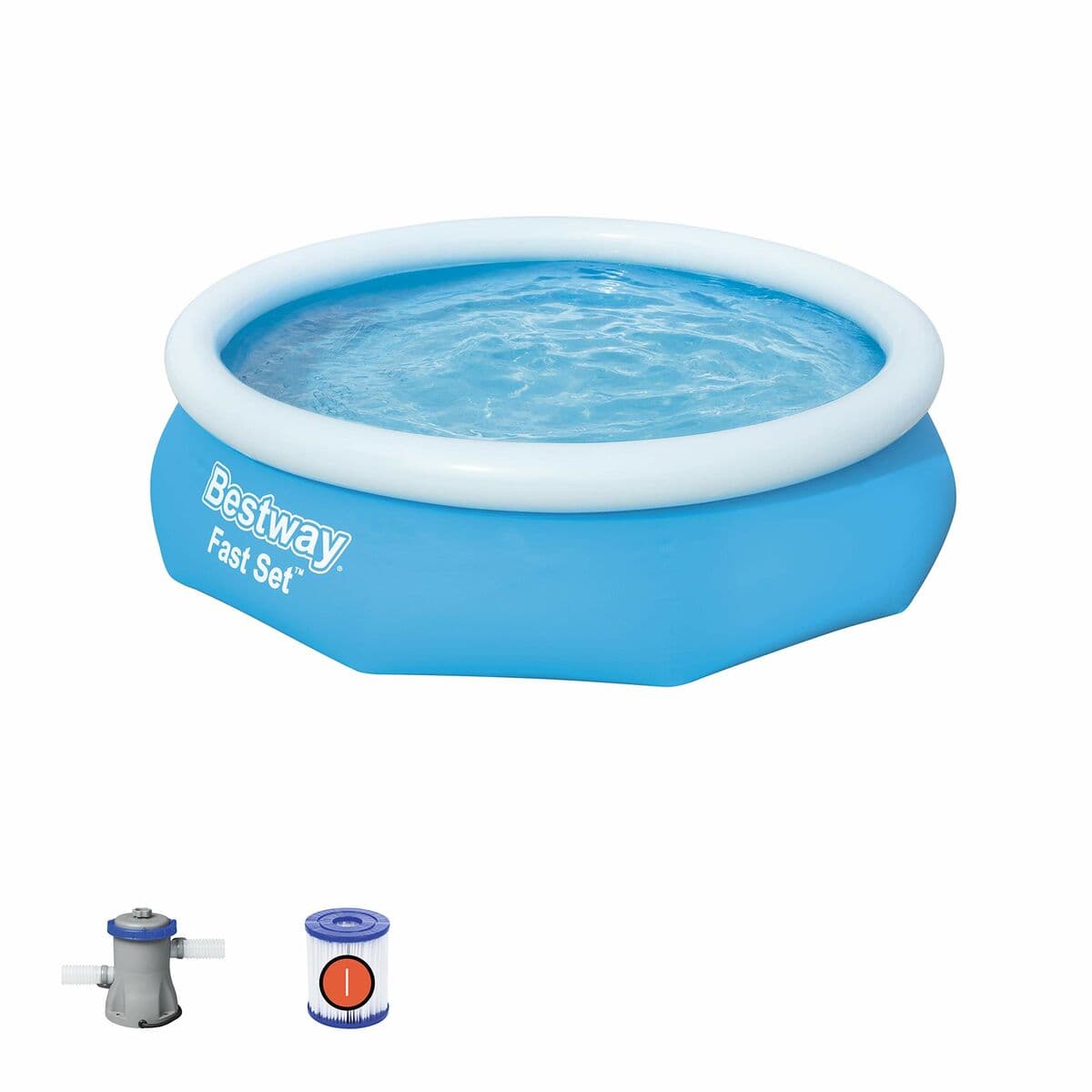 Bestway Piscina Hinchable Adulto Aro con Depurador 305x76 cm Jardin 57270 - Image 6
