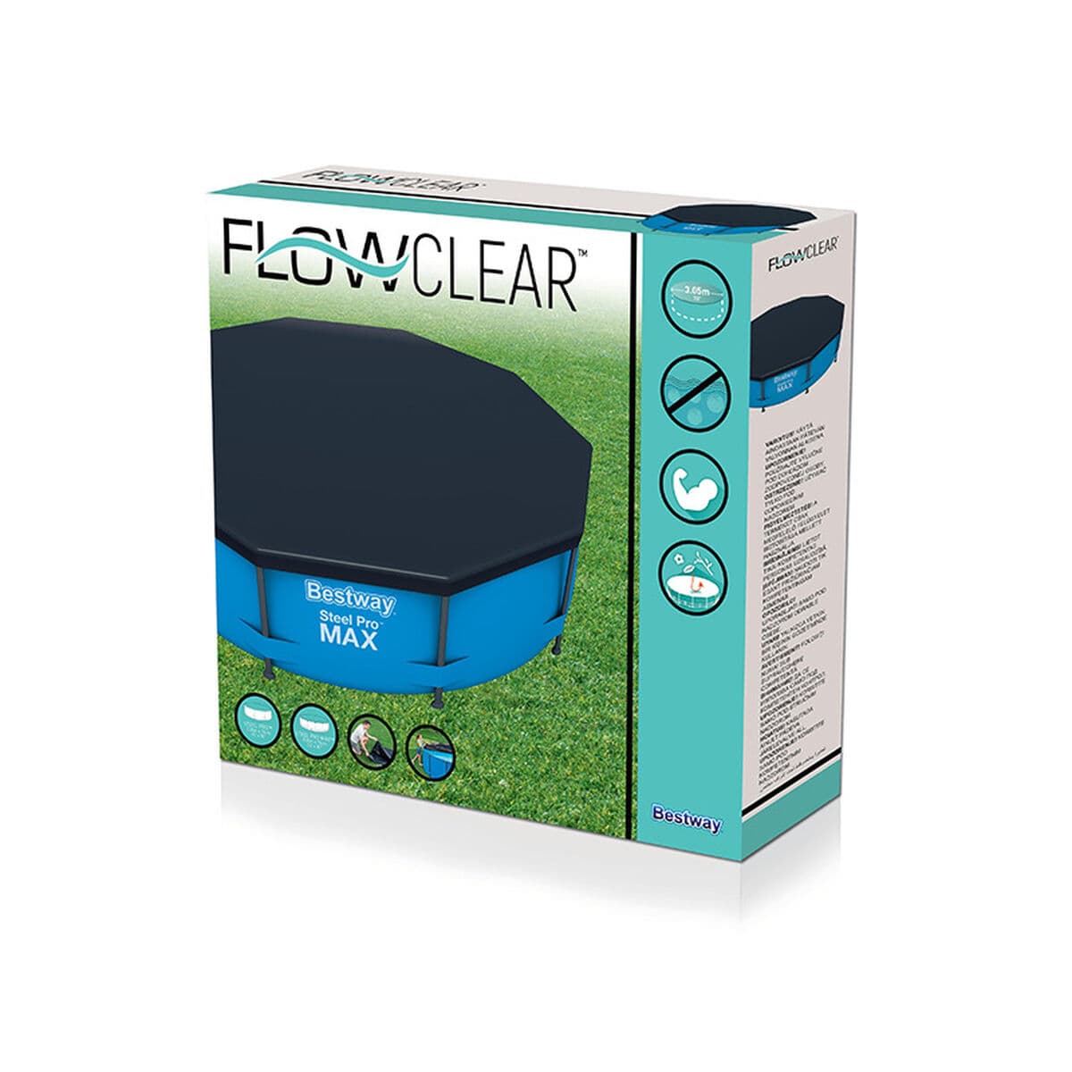 Pokrivači za bazene Bestway Crna Ø 305 cm (1 kom.) - Image 2