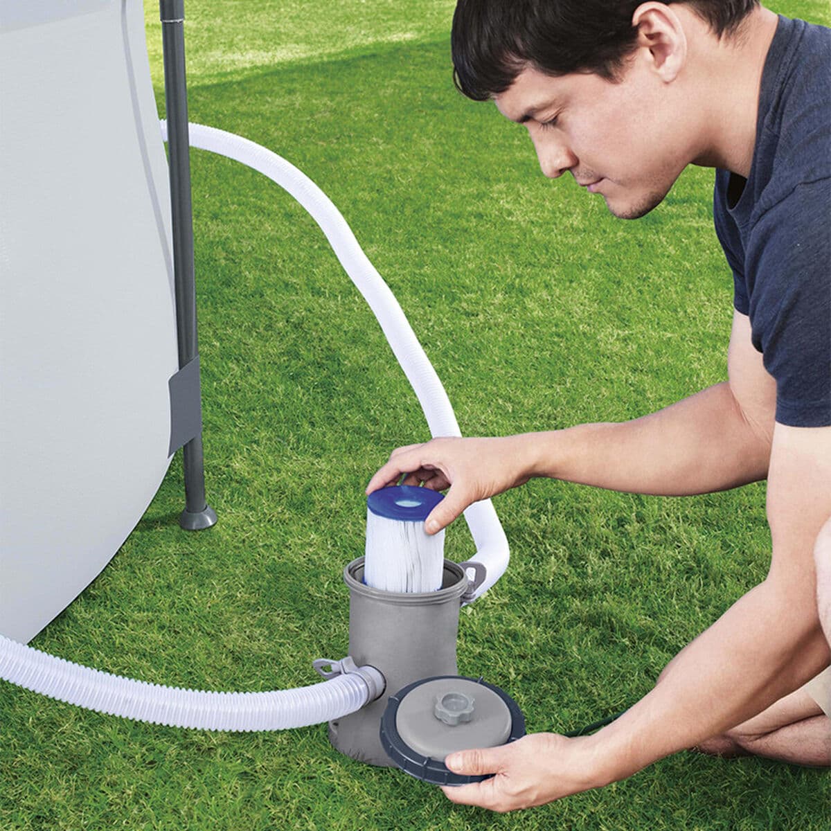 Bestway Depurador de Piscina 1249 Litros/Hora Jardin 58381 - Image 3