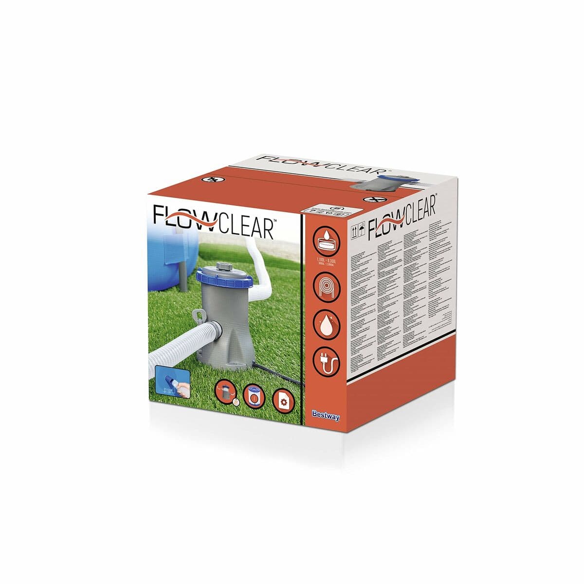 Bestway Depurador de Piscina 1249 Litros/Hora Jardin 58381 - Image 8