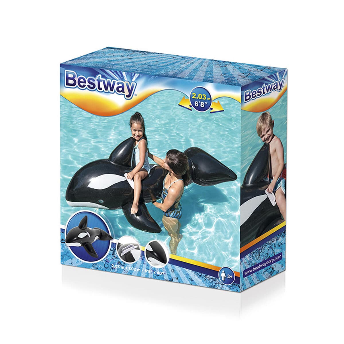 Figura na napuhavanje za bazen Bestway Kit 203 x 102 cm - Image 2