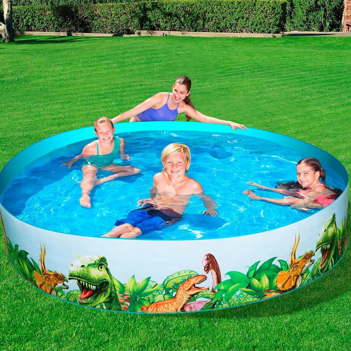 Bestway Styv Barn Pool PVC Dinosaurier 244x46 cm +3 År Trädgård 55001 - Image 13