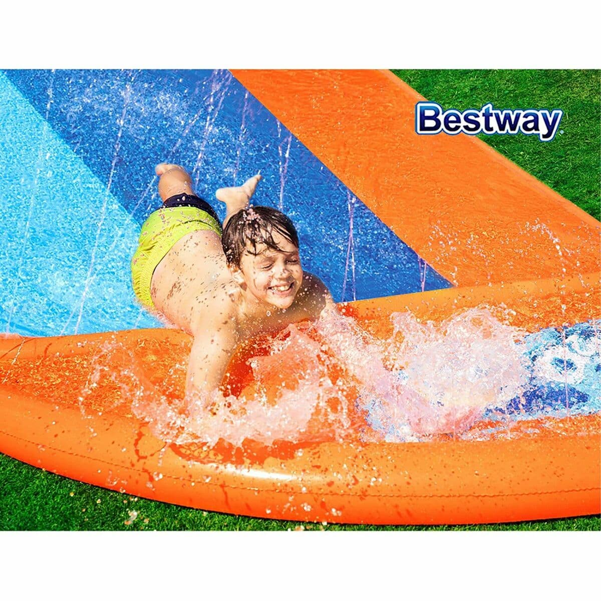 Bestway Pista Deslizante Triple 488x207,5 cm +3 Años Jardin 52329 - Image 18