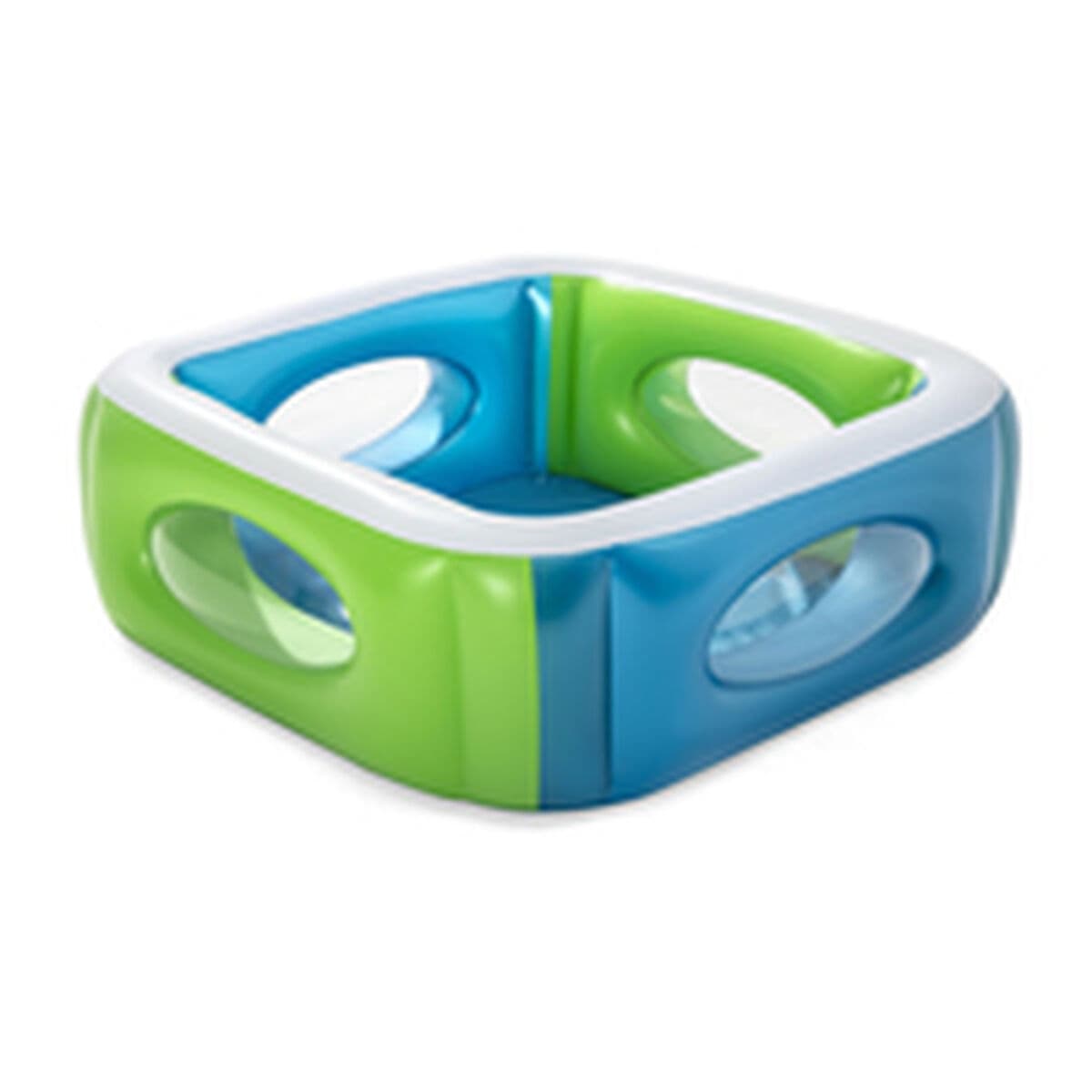 Bestway Uppblåsbar Pool med Kikare 168x168x56 cm +6 År Trädgård 51132 - Image 12