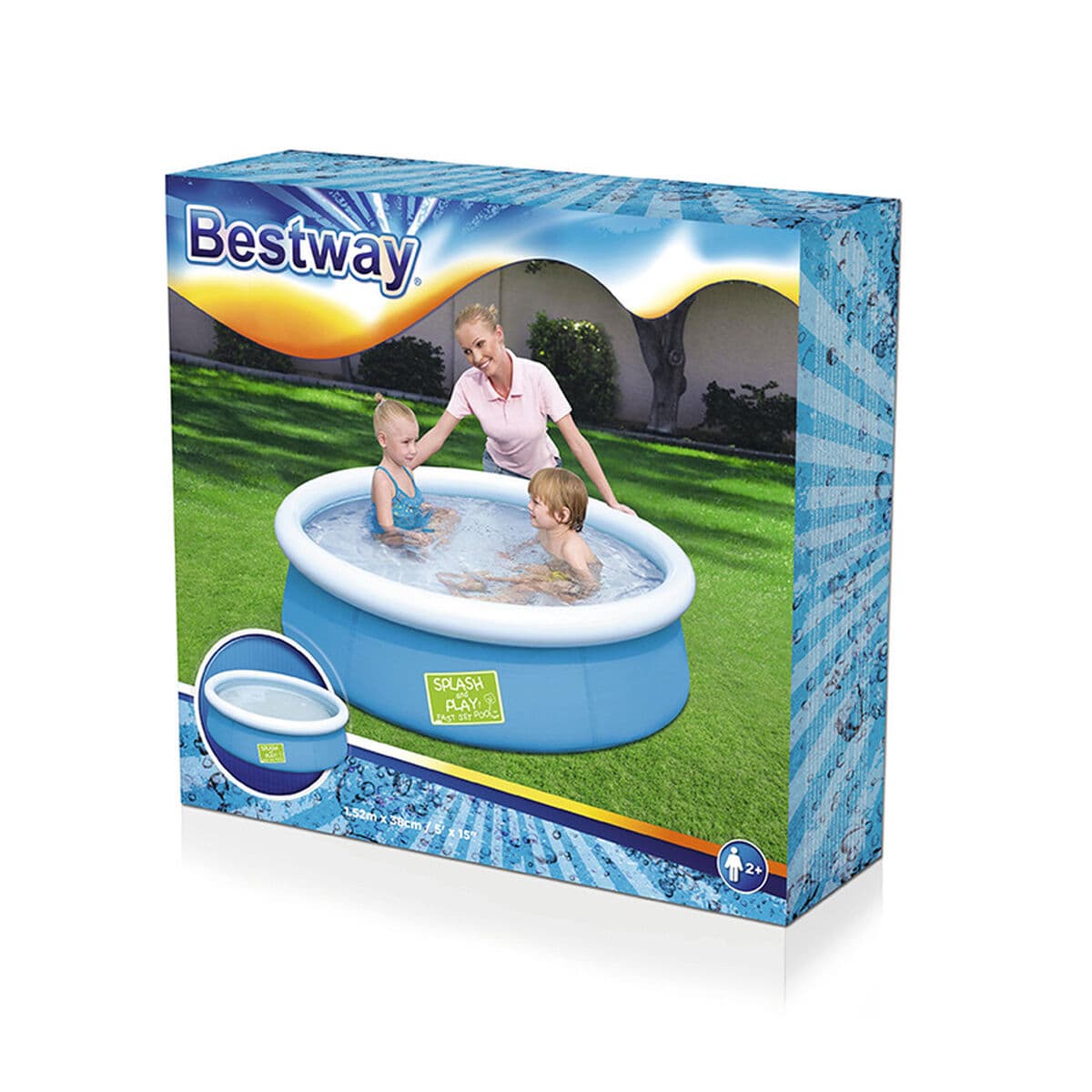 Bestway Piscina Hinchable Infantil Aro 152x38 cm +2 Años Jardin 57241 - Image 2
