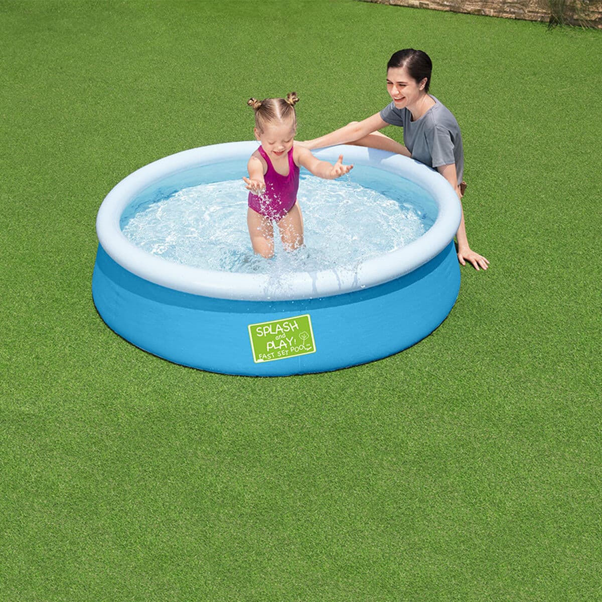 Bestway Piscina Hinchable Infantil Aro 152x38 cm +2 Años Jardin 57241 - Image 3