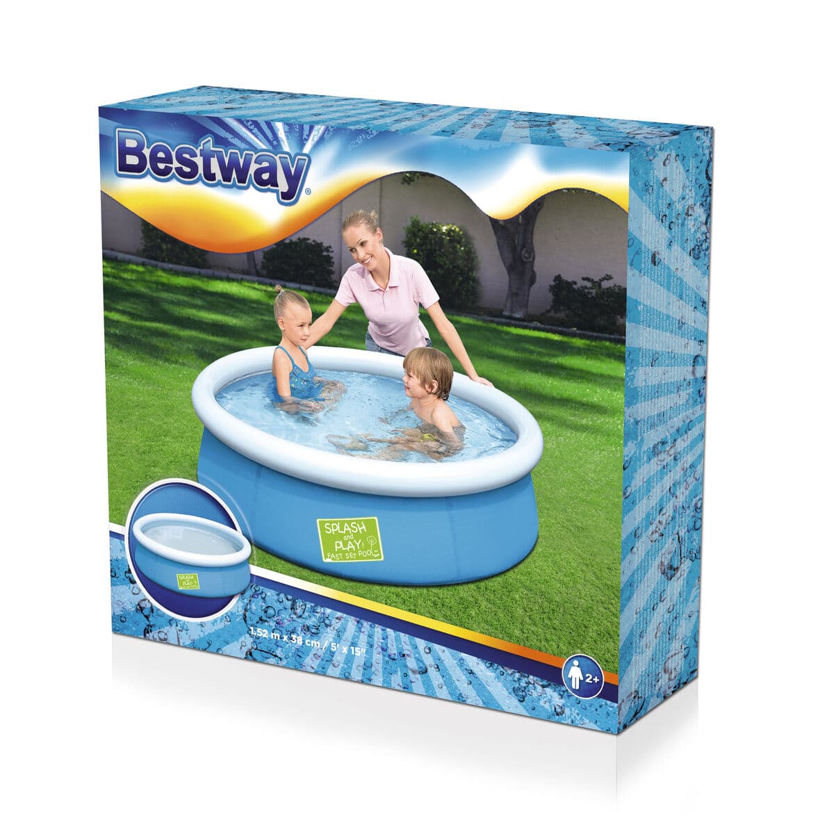 Bestway Piscina Hinchable Infantil Aro 152x38 cm +2 Años Jardin 57241 - Image 5