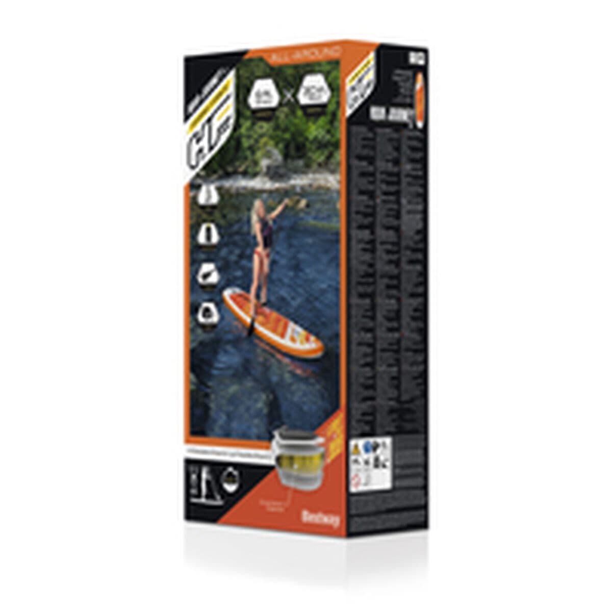 Piepūšamais Airu Sērfošanas Dēlis ar Piederumiem Bestway Hydro-Force Daudzkrāsains 274 x 76 x 12 cm - Image 17