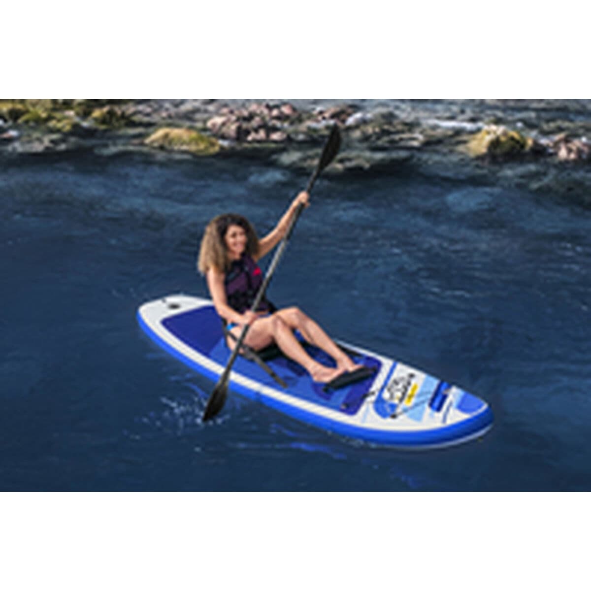 Bestway Paddle Surf Konvertibel Bord Hidro-Force 305x84x12 cm Fritid 65350 - Image 17