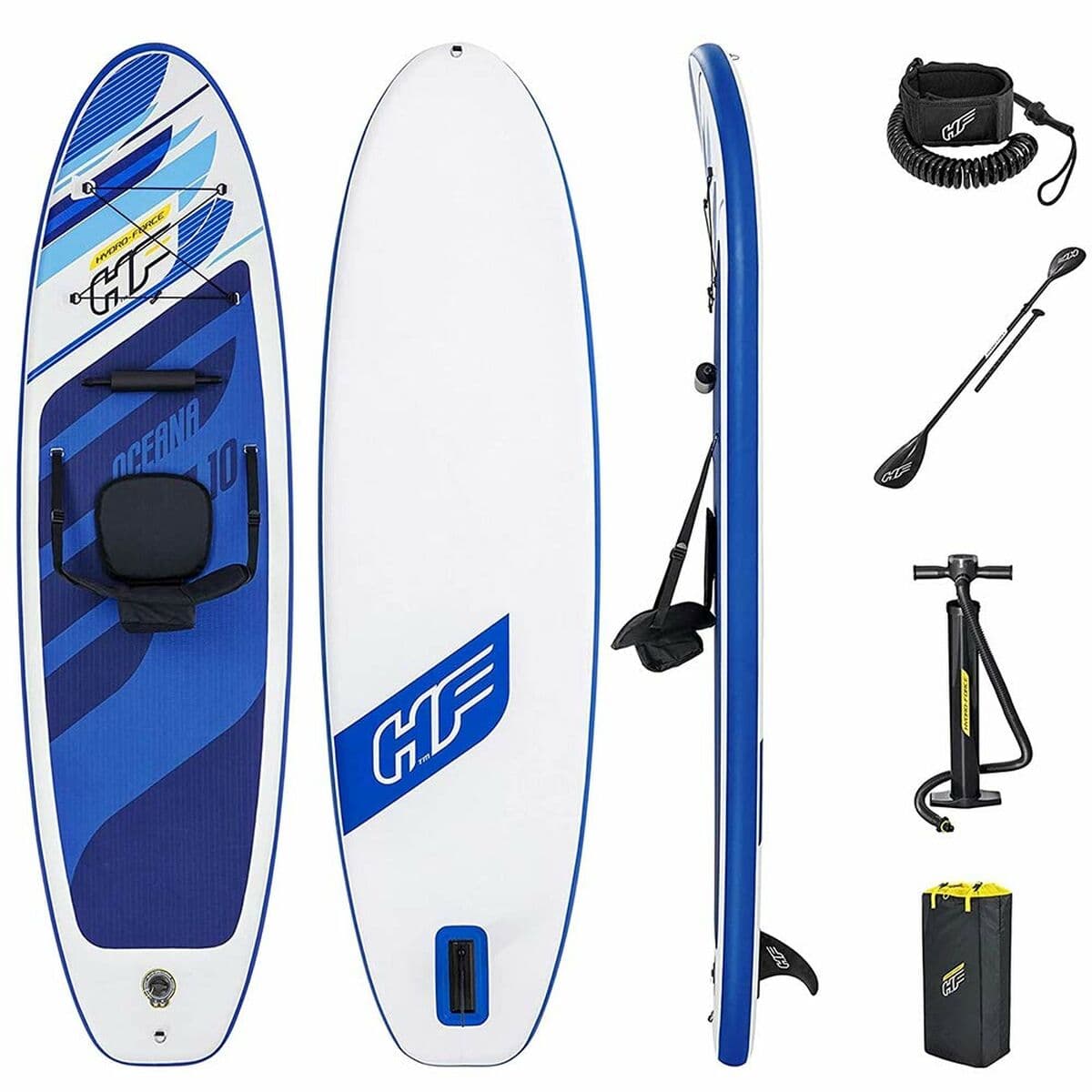 Bestway Paddle Surf Konvertibel Bord Hidro-Force 305x84x12 cm Fritid 65350 - Image 6