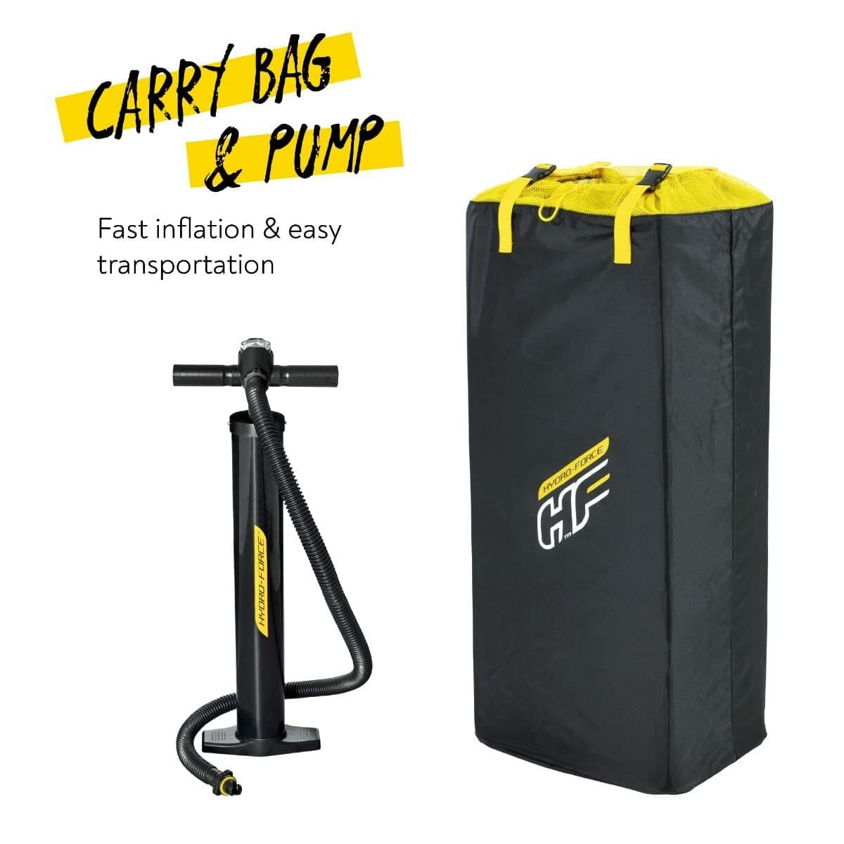 Daska za surfanje na napuhavanje s dodacima Bestway Hydro-Force Bijela 305 x 84 x 12 cm - Image 15