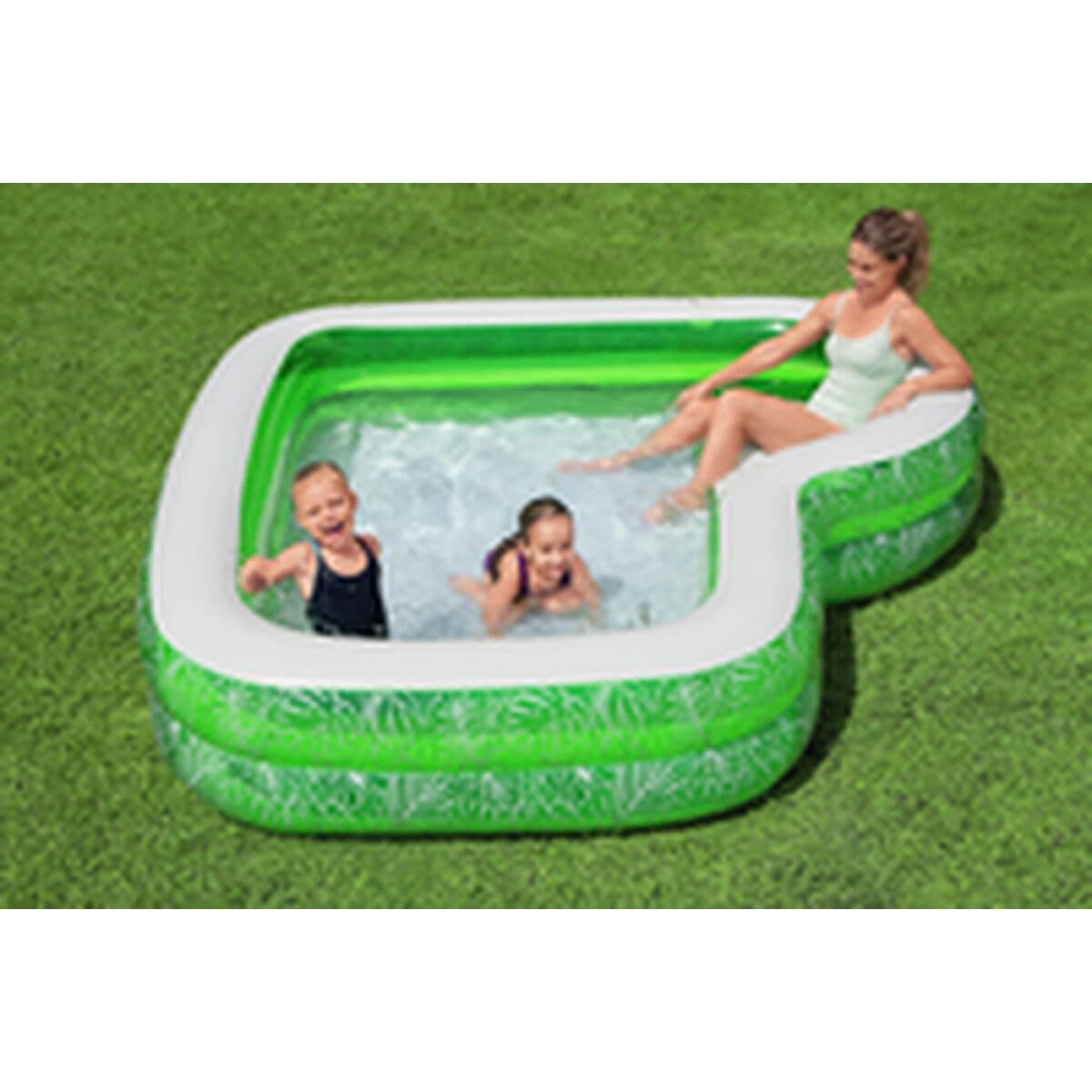 Inflatable Paddling Pool for Children Bestway Green Multicolour 231 x 231 x 51 cm - Image 10