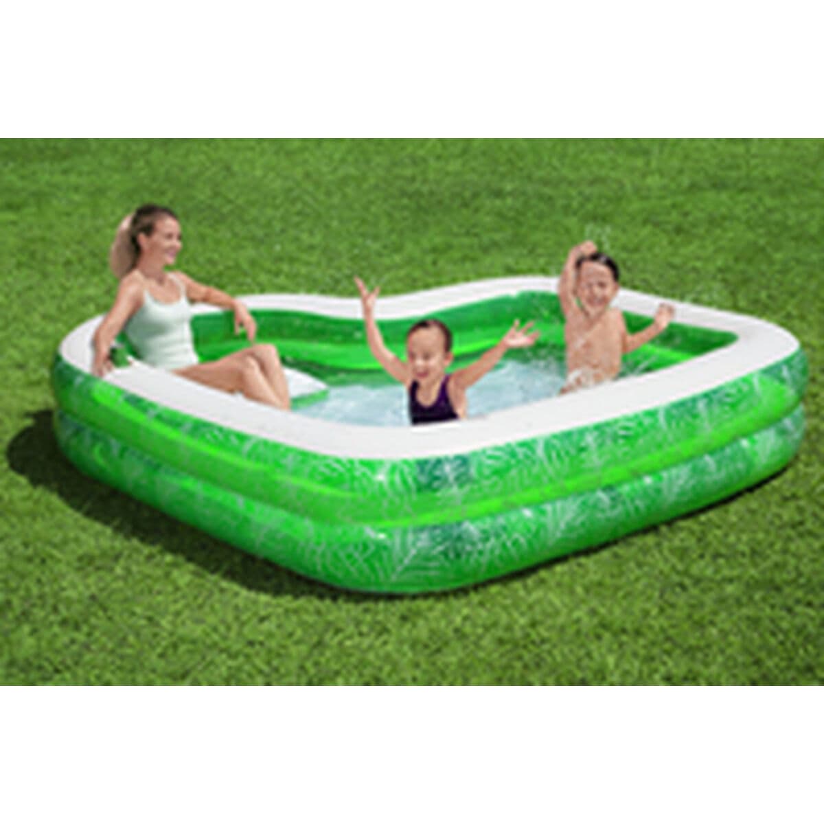Inflatable Paddling Pool for Children Bestway Green Multicolour 231 x 231 x 51 cm - Image 12