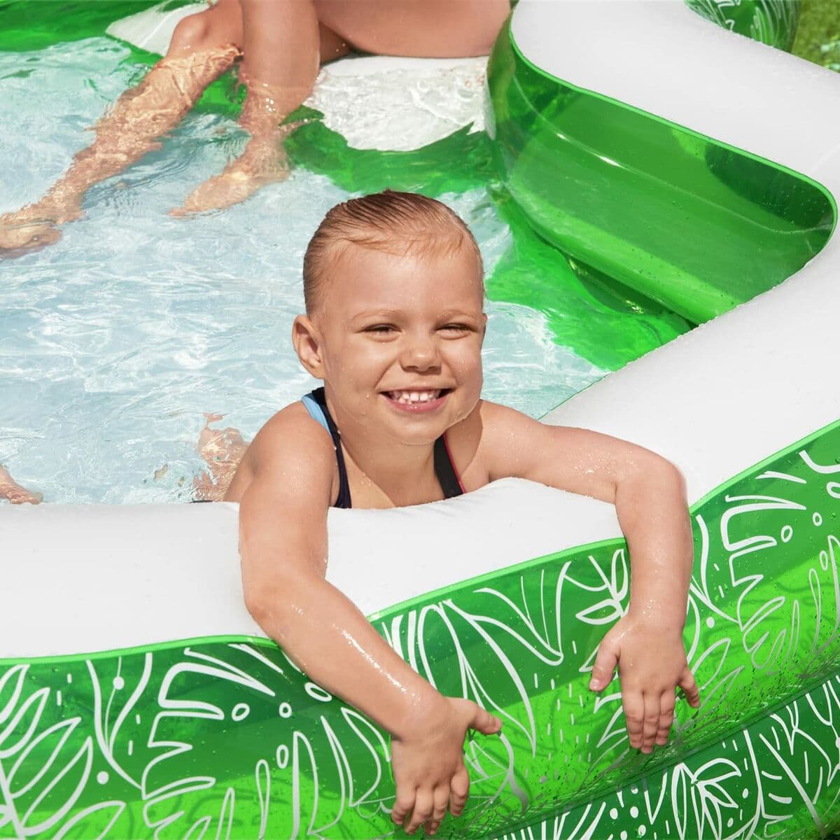 Inflatable Paddling Pool for Children Bestway Green Multicolour 231 x 231 x 51 cm - Image 9