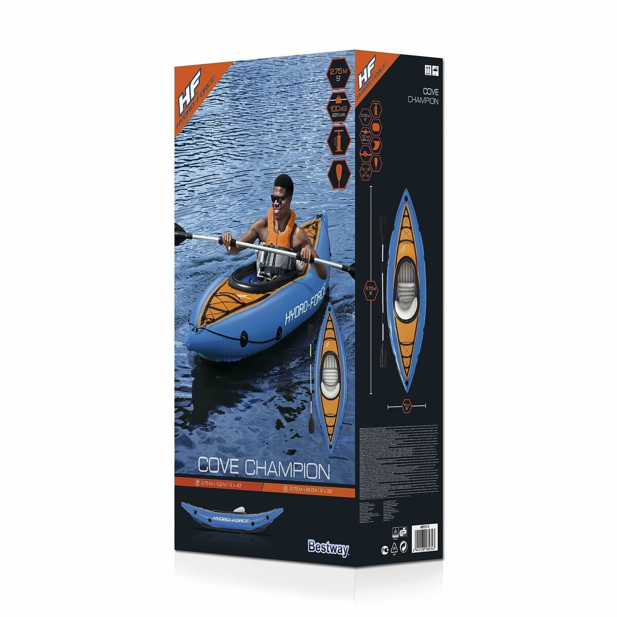 Bestway Kayak Individual Hidro-Force 275x102 cm Ocio 65115 - Image 9