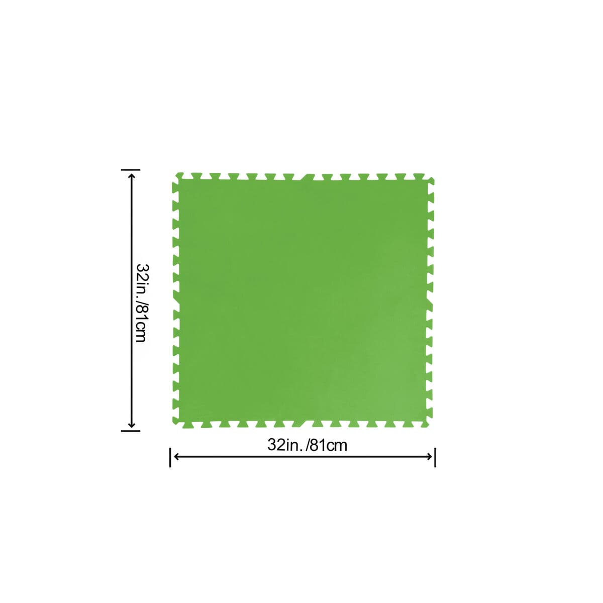 Bestway Suelo Piscina Foam Verde 9 Piezas 78x78 cm Jardin 58636 - Image 4