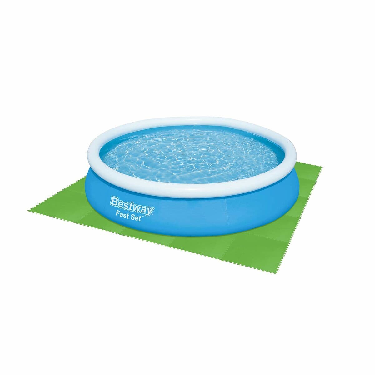 Bestway Suelo Piscina Foam Verde 9 Piezas 78x78 cm Jardin 58636 - Image 5