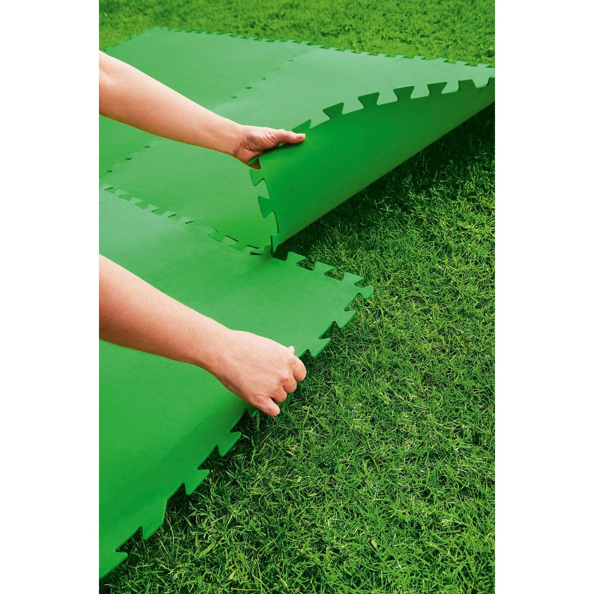 Bestway Suelo Piscina Foam Verde 9 Piezas 78x78 cm Jardin 58636 - Image 23