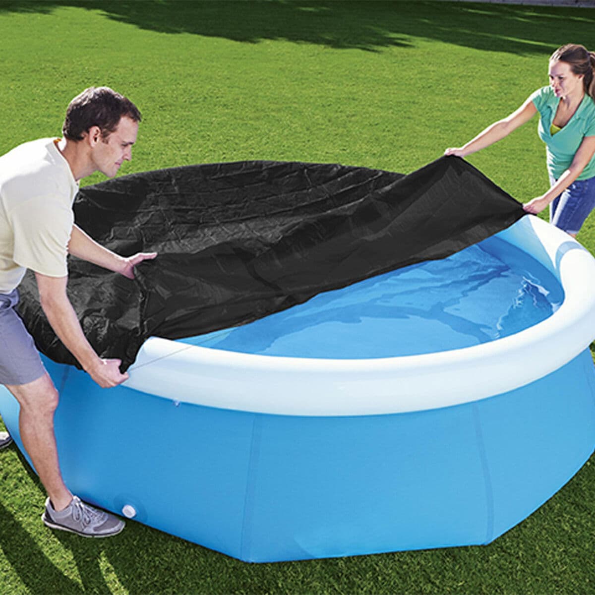 Bestway Cubierta Piscina PVC D244 cm Jardin 58032 - Image 3
