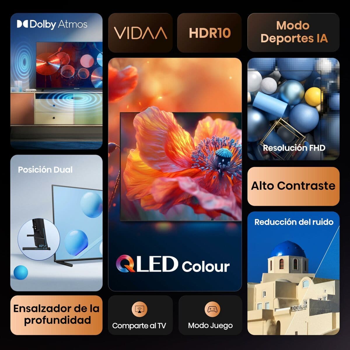 Smart TV Hisense 40A5Q 40" Full HD HDR HDR10 QLED - Image 7