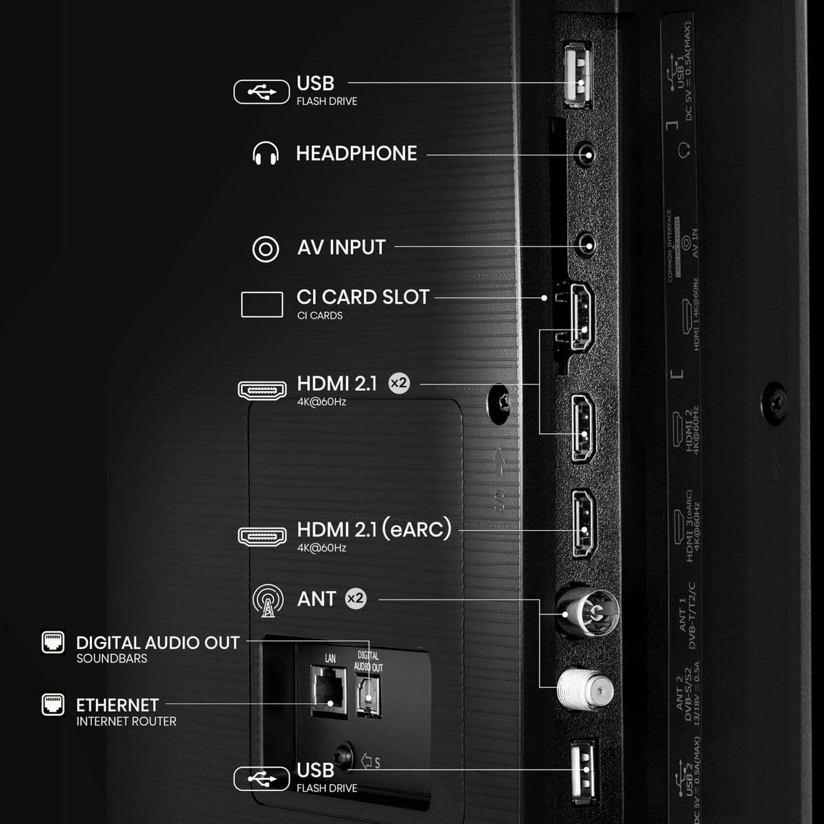 Smart TV Hisense 75E7Q        75 75" 4K Ultra HD LED HDR D-LED QLED - Image 5