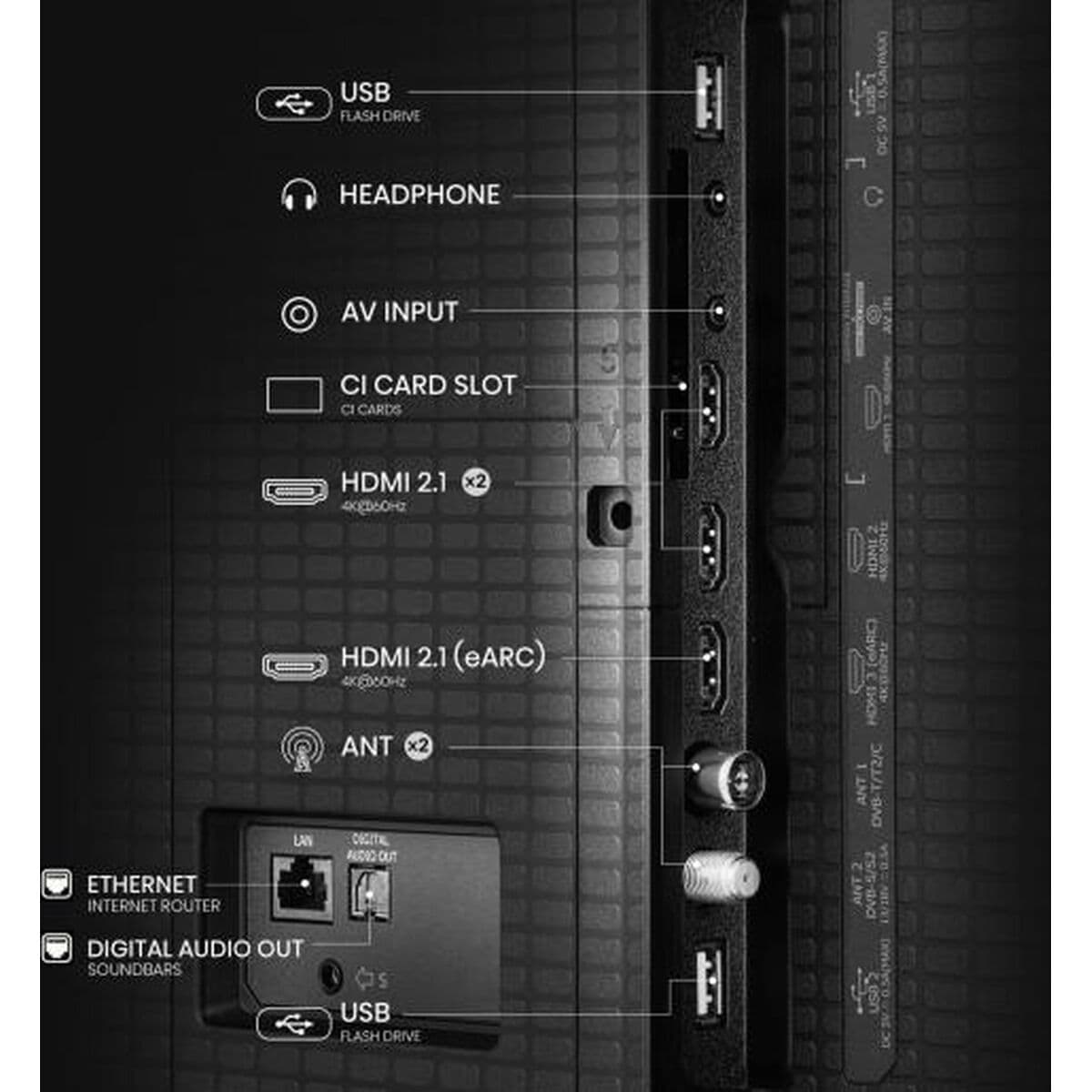 Smart TV Hisense 65A7Q 65" 4K Ultra HD LED HDR D-LED QLED - Image 3