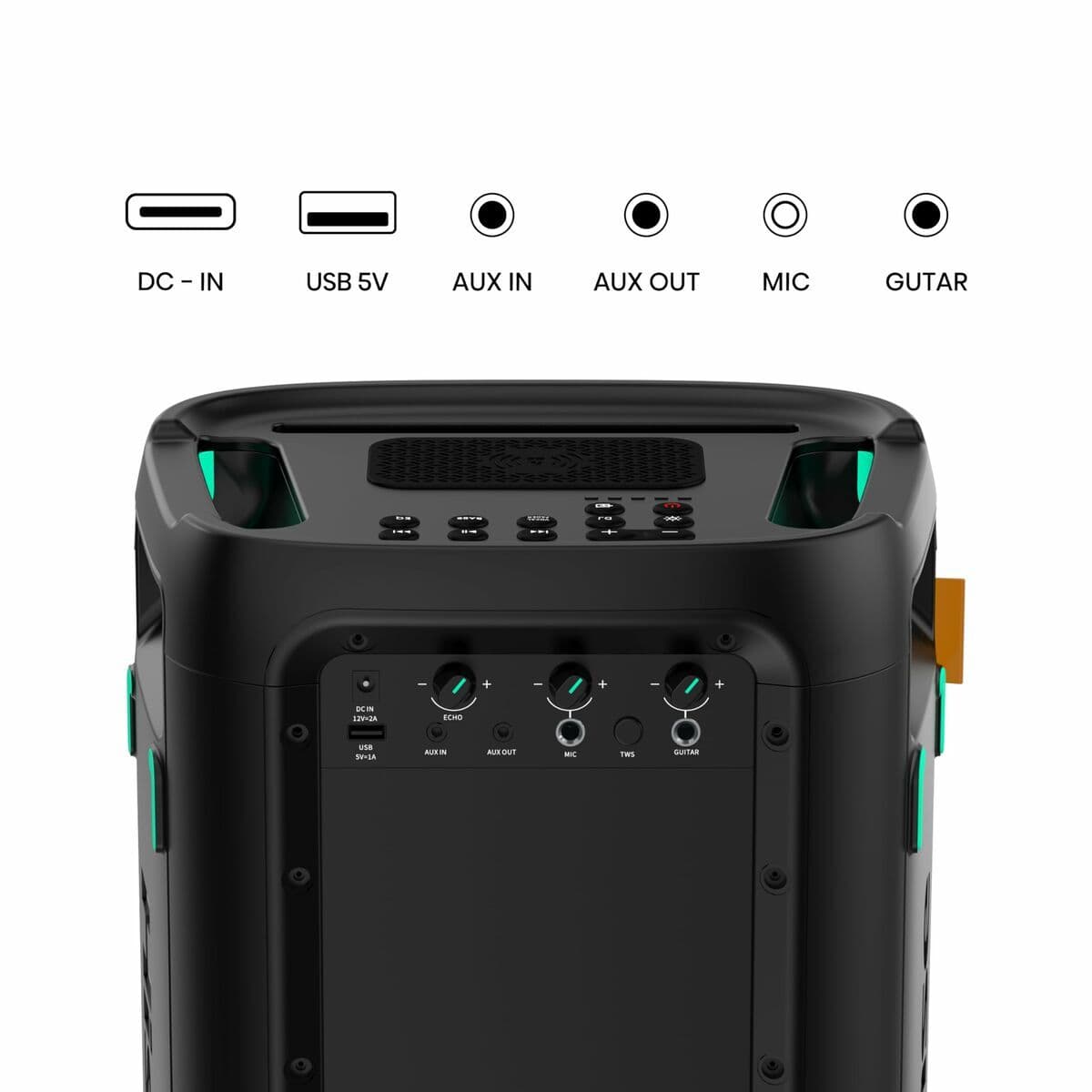 Tragbare Bluetooth-Lautsprecher Hisense Schwarz 300 W - Image 14