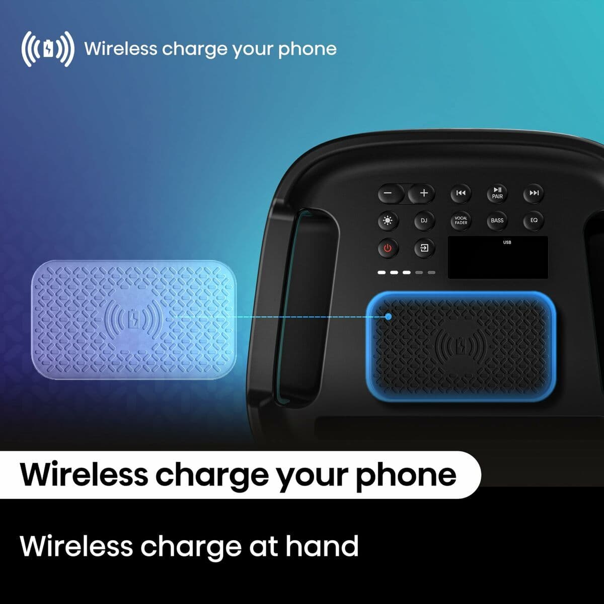 Tragbare Bluetooth-Lautsprecher Hisense Schwarz 300 W - Image 12