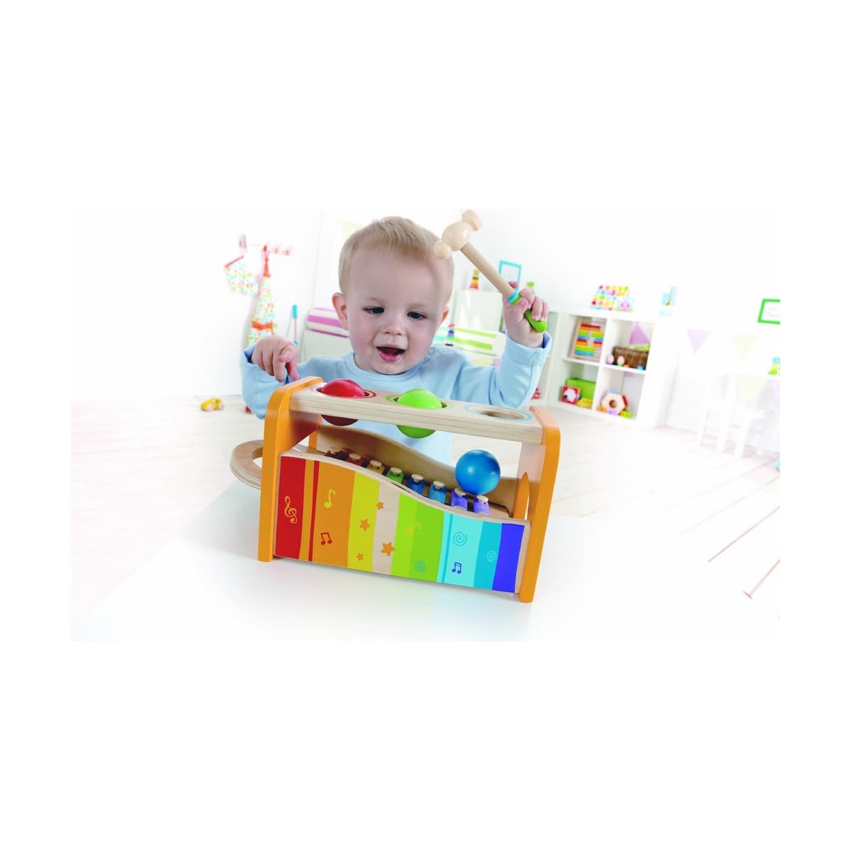 Jucărie muzicală Pound and Tap Bench 24 x 15 x 13,5 cm - Image 5