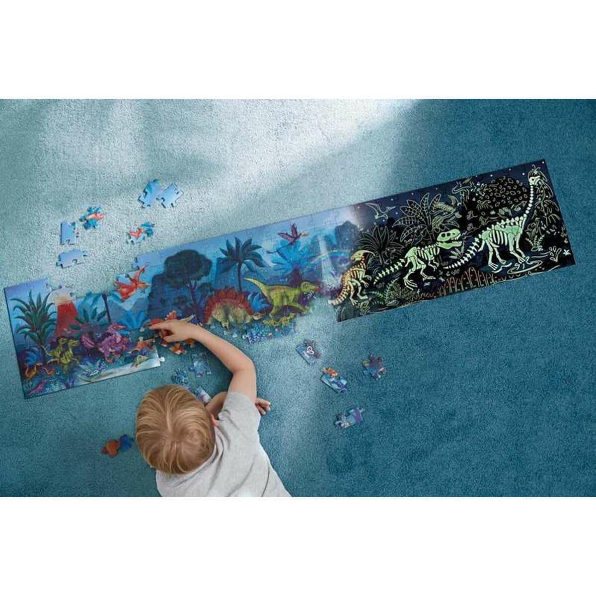 Puzzle Hape 150 x 30 cm 150 x 30 x 0,2 cm Dinosaurio 200 Piezas - Image 3