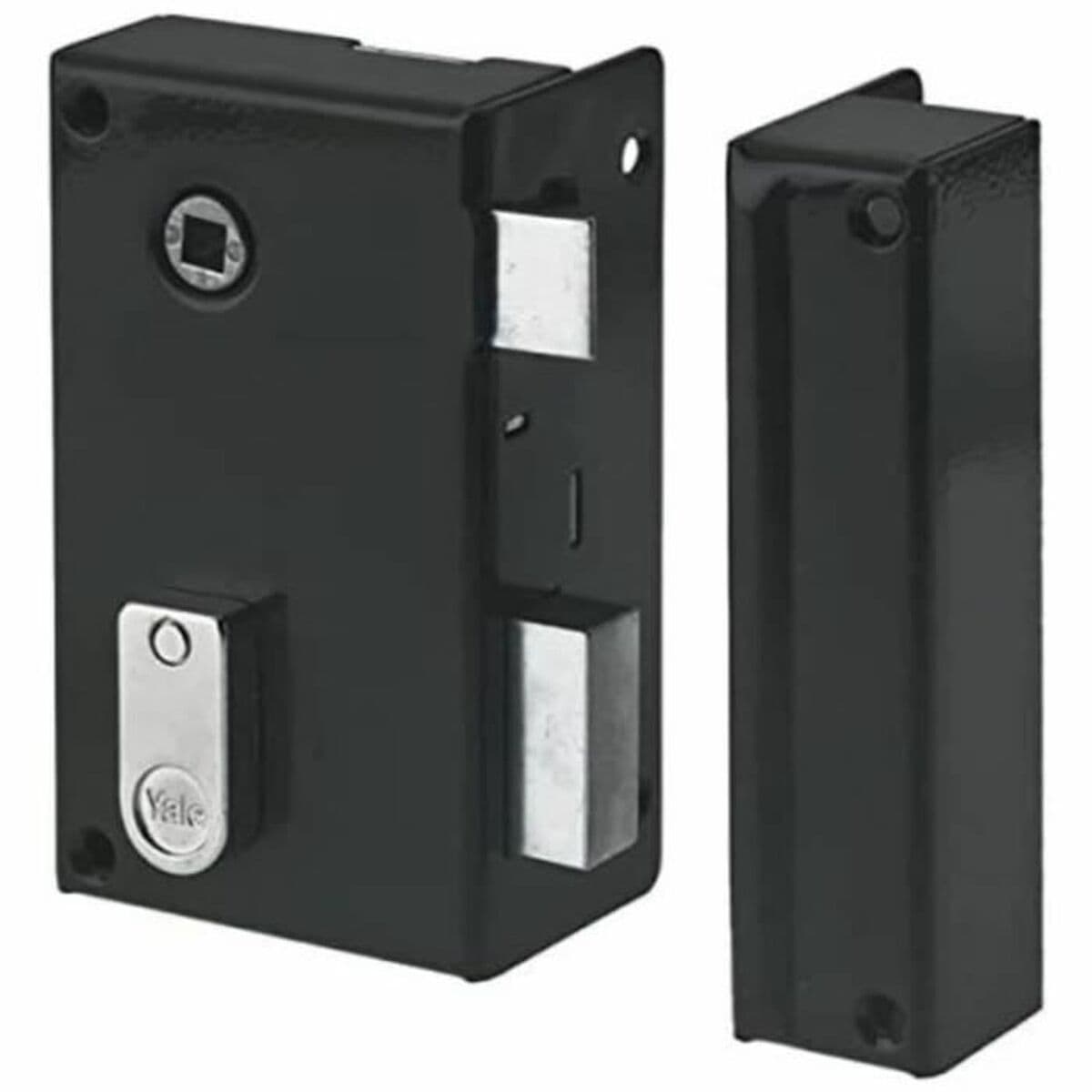 Cerradura de sobreponer Yale 12,5 x 7 x 18 Caqui Acero Inoxidable Puertas