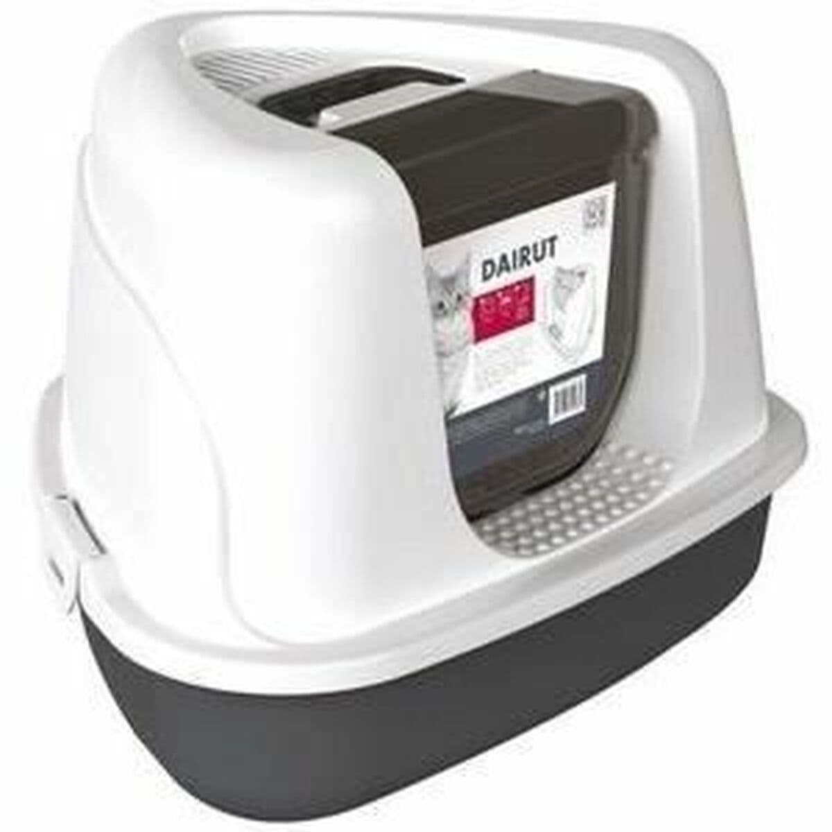 Kattlåda MPETS DAIRUT Vit Svart 50 x 42 x 36 cm