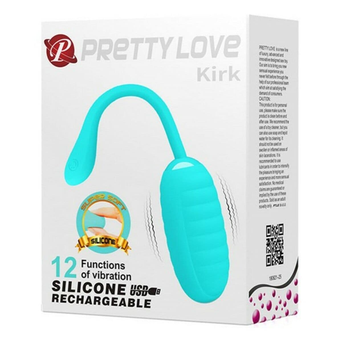 Huevo Vibrador Pretty Love Kirk Azul (Ø 3,5 cm) - Image 4