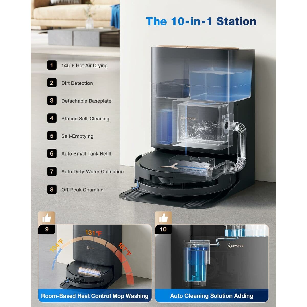 Roboterstaubsauger ECOVACS X9 PRO OMNI - Image 11